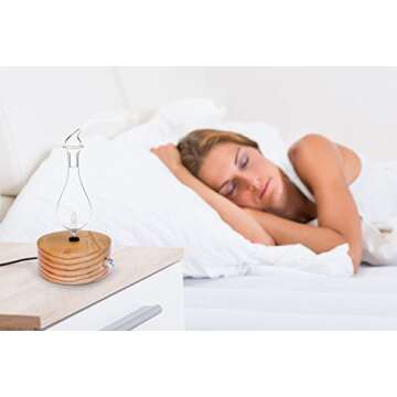 ArOmis Aromatherapy Diffuser Premium Wood & Glass Nebulizer