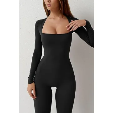 QINSEN Long Sleeve Jumpsuit for Women Stylish & Comfortable