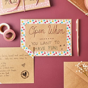 Best Paper Greetings A7 Kraft Thank You Cards Pack