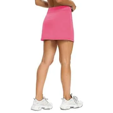 LouKeith Women's Tennis Skirt - Comfortable Active Skort