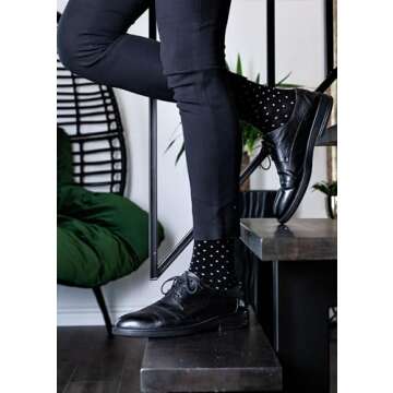 NUDUS Men’s Cotton Dress Socks - Classic and Stylish Business Socks