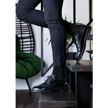 NUDUS Men’s Cotton Dress Socks - Classic and Stylish Business Socks