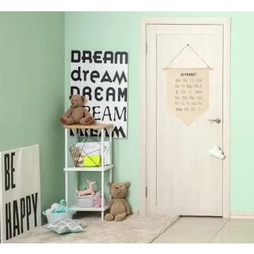 Alphabet Wall Decor Canvas Banner for Kids and Classrooms