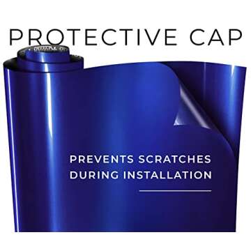 VViViD Ultra Gloss Neptune Pearl Blue Vinyl Wrap Roll 1ft x 5ft