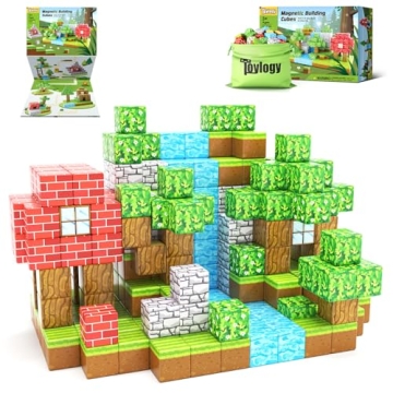 100PCS Magnetic Blocks Build Mine Magnet World Set