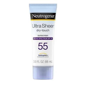Neutrogena Ultra Sheer Sunscreen SPF 55, Travel Size