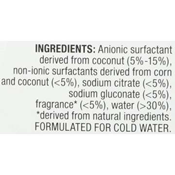 ATTITUDE Liquid Laundry Detergent, EWG Verified Laundry Soap, 36 Loads, HE Compatible, Vegan, Plant Based Products, Cruelty-Free, Citrus Zest, 60.8 Fl Oz