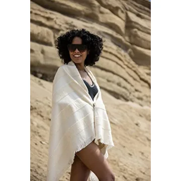 Turkish Beach Towels Set of 4 Organic Cotton XL Design