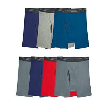 Fruit of the Loom Men's Coolzone Boxer Briefs, 7 Pack - Assorted Colors, Medium