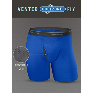 Comfortable Fruit of the Loom Men's Coolzone Boxer Briefs