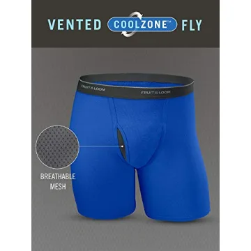 Comfortable Fruit of the Loom Men's Coolzone Boxer Briefs