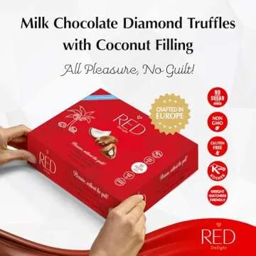 Red Delight Milk Chocolate Truffles No Added Sugar