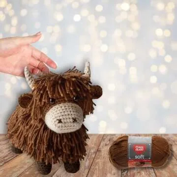Leisure Arts Highland Cows Amigurumi Crochet Pattern