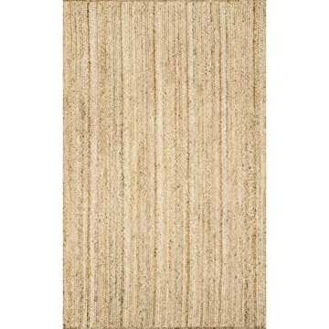 nuLOOM Natural Jute Hand Woven Rug for Home Decor