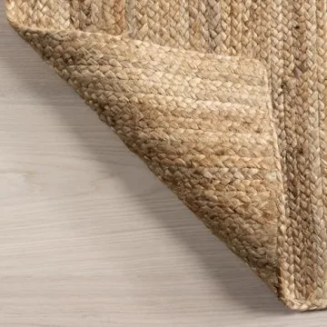 nuLOOM Natural Jute Hand Woven Rug for Home Decor