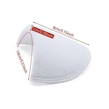 SEMINI Shoulder Pads for Jackets and Blazers 4 Pairs