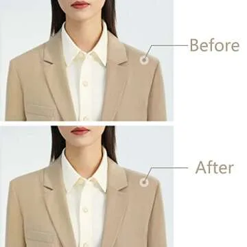 SEMINI Shoulder Pads for Jackets and Blazers 4 Pairs