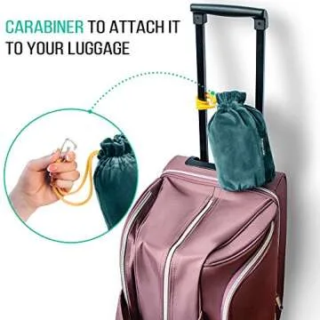 3in1 Premium Inflatable Travel Neck Pillow Set for Comfort