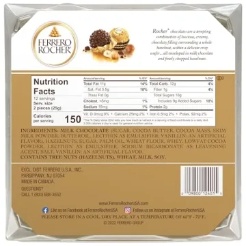 Ferrero Rocher Chocolate Gift Box 24 Count