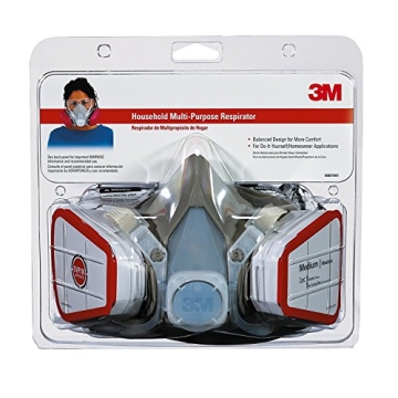 3M P100/OV Odor/Particulate Multi-Purpose Reusable Respirator 65021, Medium Size, NIOSH-APPROVED Org...