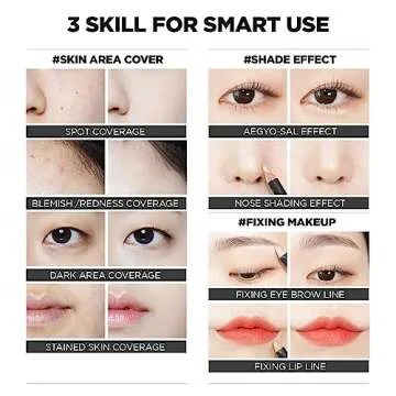 THESAEM Cover Perfection Concealer Pencil – Non Comedogenic spot Eraser - Conceal Blemish,Aging Spot,Acne&Freckle – Multi-Use Under Eye Concealer for Dark Circle,2g (2.0 Rich Beige)