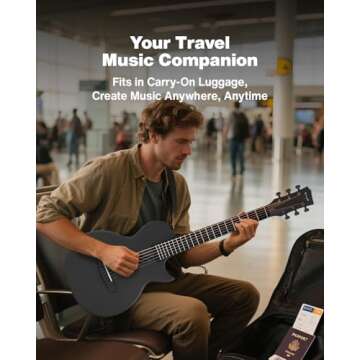 Lightweight Carbon Fiber Nova Go Travel Guitar for All