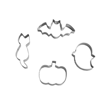 Keewah Halloween Cookie Cutter Set, 4 Cookie Shapes