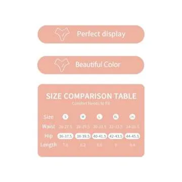 Hellopopgo Seamless Thongs for Women 6Pack Comfortable Underwear