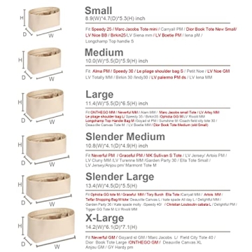 Stylish Silk Purse Organizer Insert for Handbags