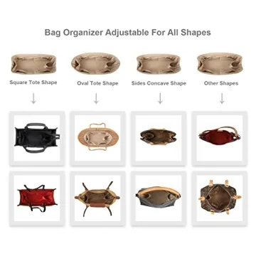 Stylish Silk Purse Organizer Insert for Handbags