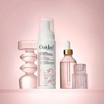 Ouidad Advanced Climate Control Volumizing Foam - 7 fl oz, Lightweight Hair Styling Foam, Anti-Frizz Nano Technology, Adds Volume, Fights Frizz & Defines Curls, Crunch-free Hold, For All Curl Types