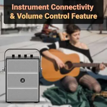 WinBridge 60W Powerful Wireless Voice Amplifier with Handheld and Headset Microphones for Teachers,Portable PA System with Sound Effects, Karaoke Speaker and Mic System Support Guitar Play S97