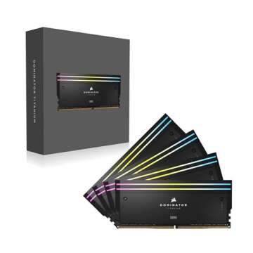 CORSAIR Dominator Titanium RGB DDR5 RAM 64GB 6000MHz