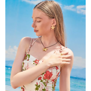 Shop LILIE&WHITE Gold Starfish Earrings for Women