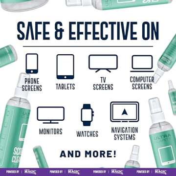 Ultra Clarity Screen Cleaner Spray 3-Pack for Streak-Free Shine