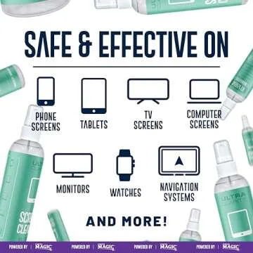Ultra Clarity Screen Cleaner Spray 3-Pack for Streak-Free Shine
