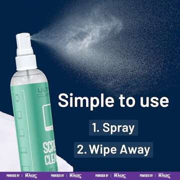 Ultra Clarity Screen Cleaner Spray 3-Pack for Streak-Free Shine