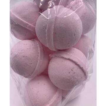 Spa Pure AMAZING GRACE TYPE - 14 Bath Bomb Fizzies with Shea, Mango and Cocoa Butter, Ultra Moisturizing (12 Oz) ...Great for Dry Skin (Amazing Grace type FBA)