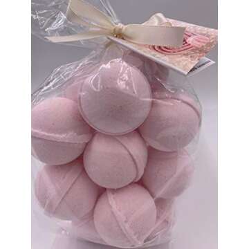 Spa Pure AMAZING GRACE TYPE - 14 Bath Bomb Fizzies with Shea, Mango and Cocoa Butter, Ultra Moisturizing (12 Oz) ...Great for Dry Skin (Amazing Grace type FBA)