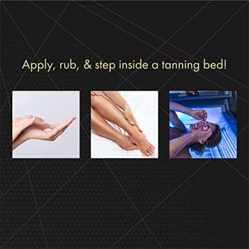 Millennium Tanning Solid Black Special Reserve 200X, Tanning Lotion w/Tattoo Protector, 13.5 Ounces