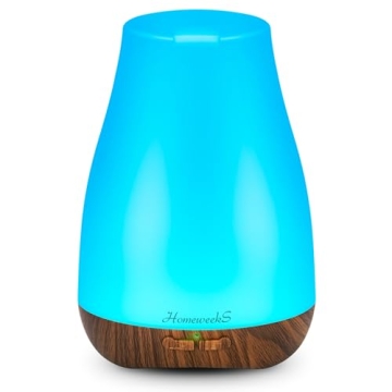 Aromatherapy Essential Oil Diffuser: Mini Humidifier with Colorful Lights