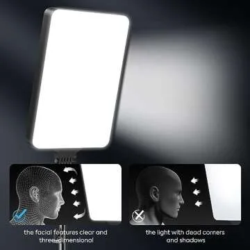 24'' LED Video Light Kit for Photography and Live Streaming