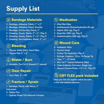 Ultralight Waterproof Medical Kit for Outdoor Adventures