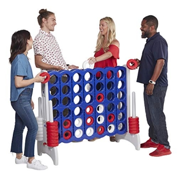 ECR4Kids Jumbo 4-To-Score Giant Game for Fun Gatherings