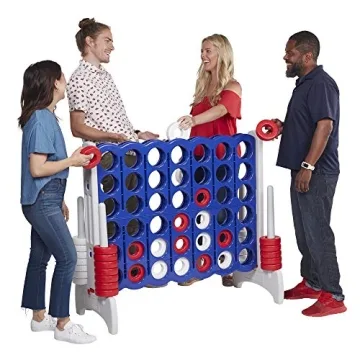 ECR4Kids Jumbo 4-To-Score Giant Game for Fun Gatherings