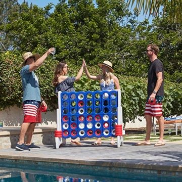 ECR4Kids Jumbo 4-To-Score Giant Game for Fun Gatherings