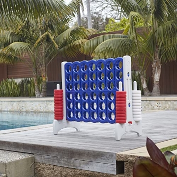 ECR4Kids Jumbo 4-To-Score Giant Game for Fun Gatherings