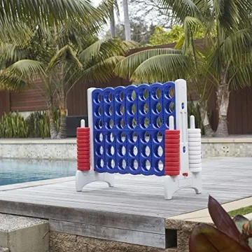 ECR4Kids Jumbo 4-To-Score Giant Game for Fun Gatherings