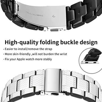 Stylish Waterproof Resin Apple Watch Band for All Sizes