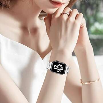 Stylish Waterproof Resin Apple Watch Band for All Sizes